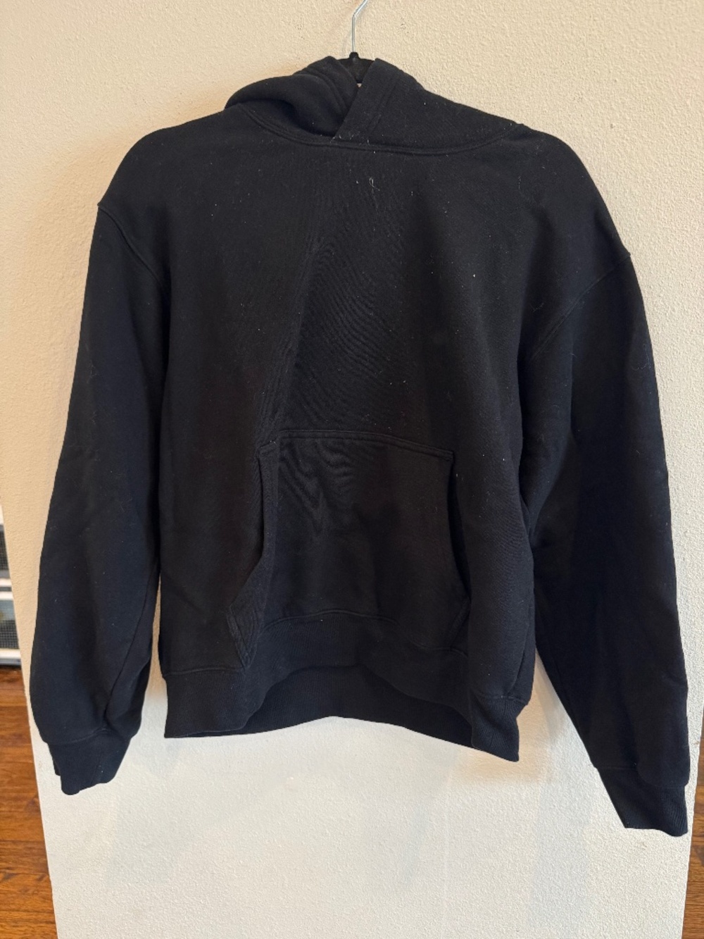Aritzia Sweatfleece Cozy Fleece Black Hoodie Medium
